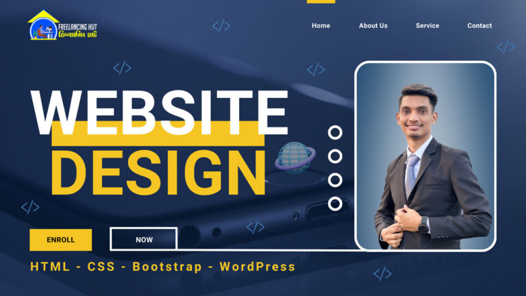 Website design using WordPress